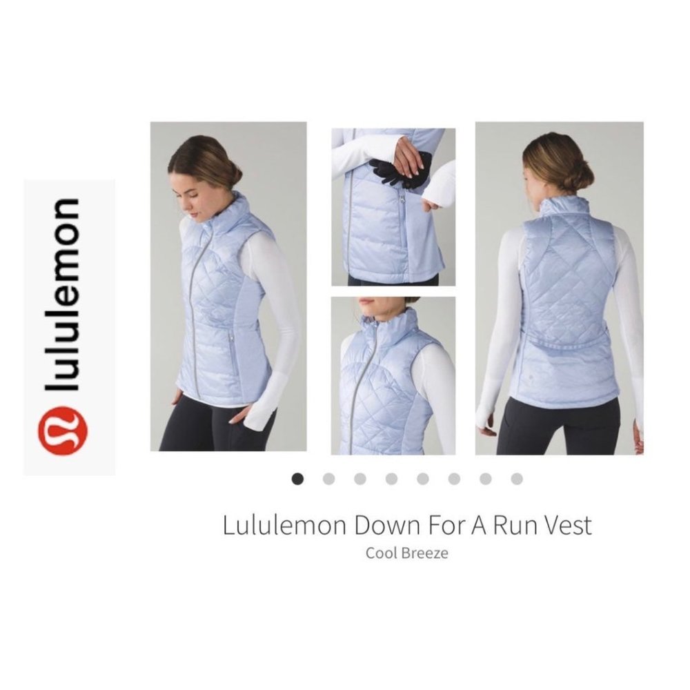 LULULEMON Down for a run vest- lavender RARE